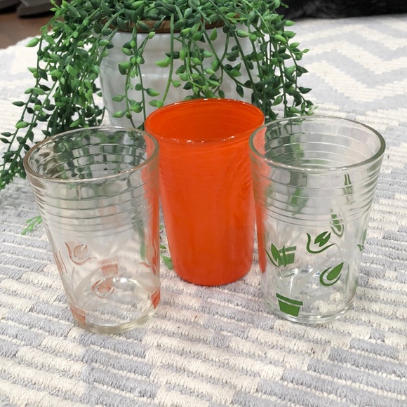Vintage juice glasses